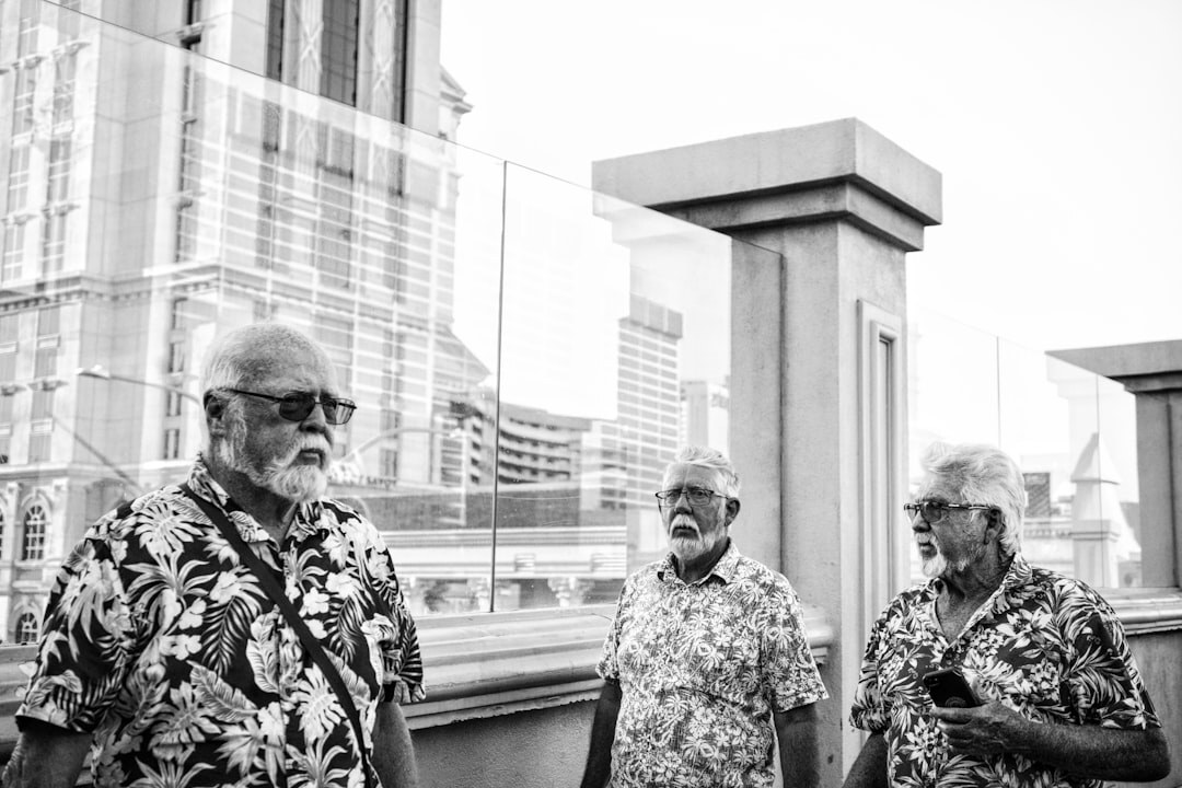 seniors socializing in group