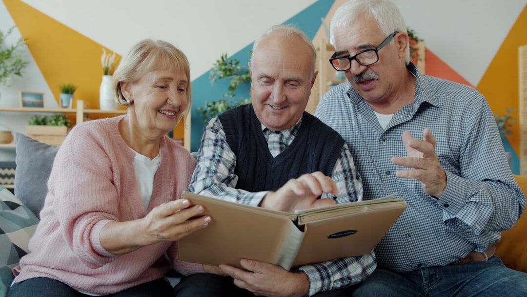 seniors socializing in community center